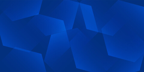 Obraz premium Minimalist blue background with abstract geometric forms, ideal for presentations and branding.