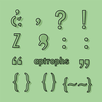 Punctuation Marks and Symbols Collection 3.