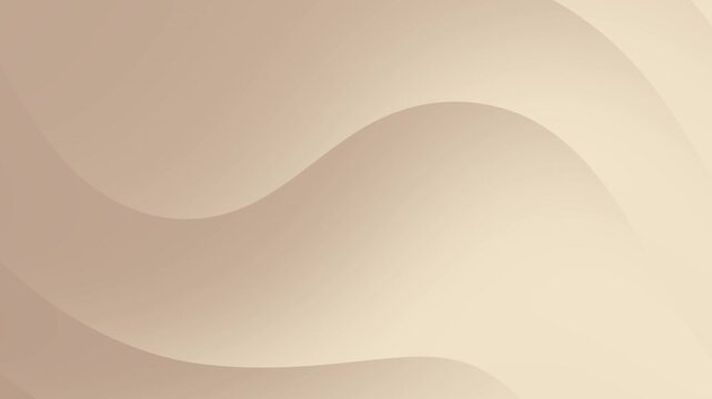 Tan abstract background with smooth, curving wave shapes suitable for presentations, websites, and graphic design projects needing a unique backdrop.