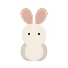 Obraz premium A cute illustration of a small bunny.