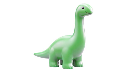 Obraz premium Green Cartoon Dinosaur