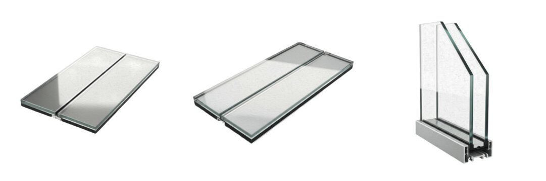 Insulated Glazing Unit Double Pane Window Glass Section Architectural Structural Detail