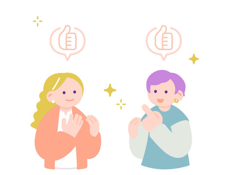 「いいね！」で盛り上がる会話　女性同士の楽しい雑談シーン