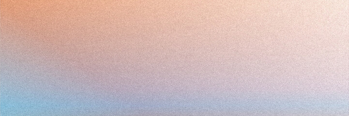 Fototapeta premium A gentle peach to blue horizon gradient with fine grain evokes a calm sky over sea, offering a tranquil, airy backdrop for wellness brands, blogs, and inspirational quotes.