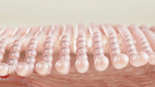 This 3D animation and 3D video uses advanced technology, revealing a crucial essence for superior skincare and effective haircare, defining modern 3D cosmetic breakthroughs