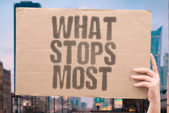 "What Stops Most" What stops most people from achieving what nobody else has is not ability &mdash; it is willingness to endure the process. ACHIEVE. UNIQUE. WORK. GROWTH. MINDSET.
