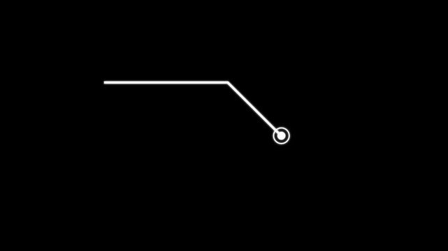 Hud callout rectangle text box animation. HUD graphics around the edges for use in movies, Technological HUD template callout. Motion graphics of hud callout icon. 4k animation motion video.