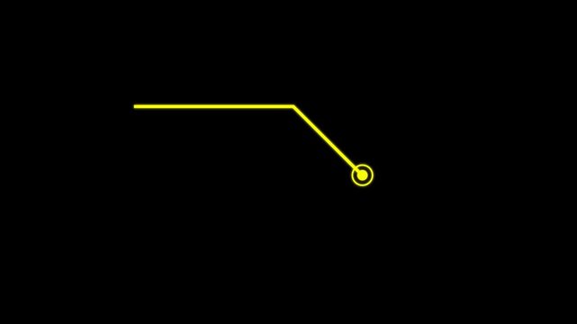 Hud callout rectangle text box animation. HUD graphics around the edges for use in movies, Technological HUD template callout. Motion graphics of hud callout icon. 4k animation motion video.