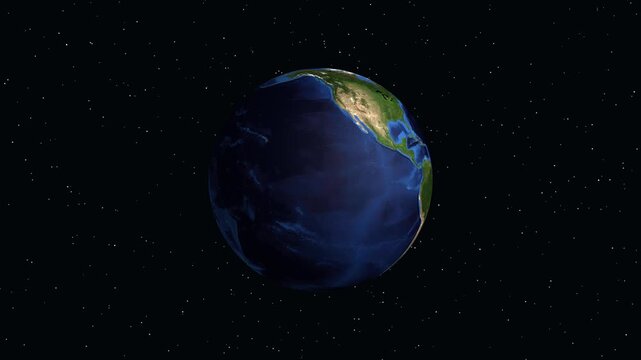 Earth Zoom Animation Focusing on Columbus Ohio United States Location
