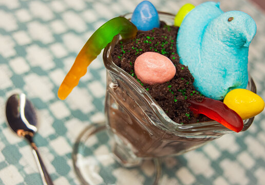 Easter Peep Dirt Cup