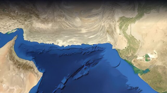 Animated Flight Path Map from Doha Qatar to Seoul South Korea