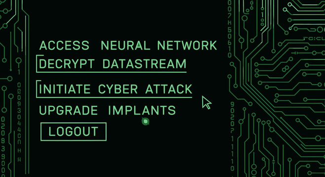 Cyber Attack Interface With Neural Network Access Options.