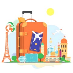 Fototapeta premium travel and tourism