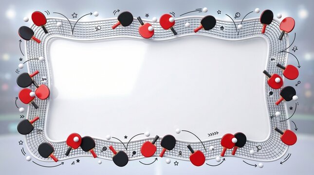 Ladybugs on decorative metal frame border.