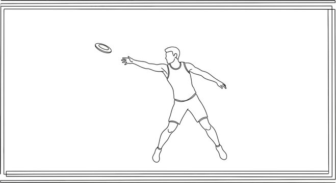 Man throwing a frisbee in a park, active lifestyle, outdoor recreation, sports activity