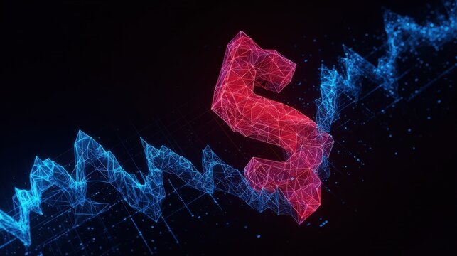 An eye-catching image features a neon dollar sign, symbolizing currency and financial concepts. ..Created with Generative AI, not depicting real subjects.