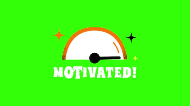 vector illustration of a motivation sign
