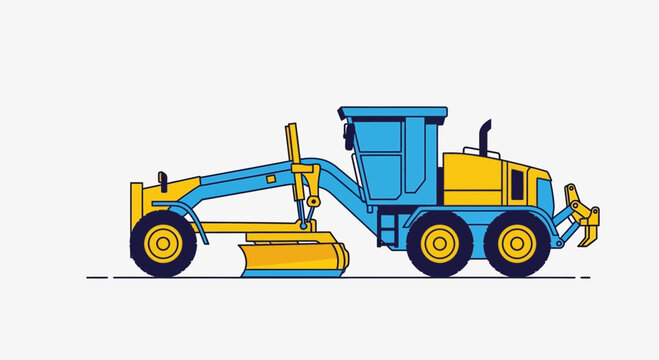 Vibrant Construction Grader Machine For Road Building Projects