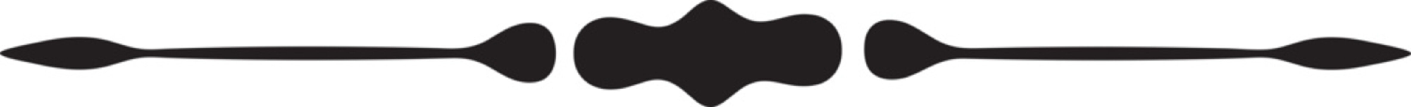 Black, ornamental, decorative dividers, elegant line separators, vector graphics