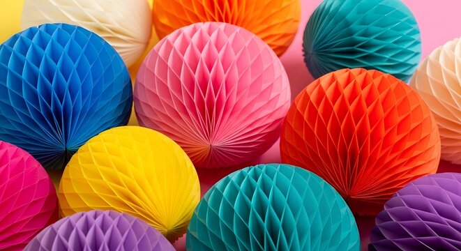 Colorful easter eggs decoration