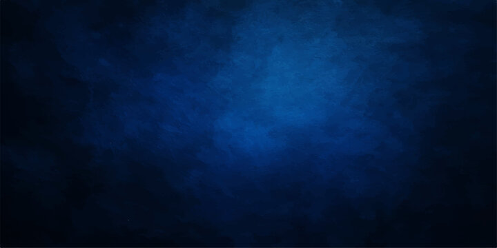 Dark Blue Grunge Smoke Sky Background