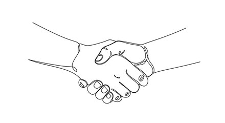 Fototapeta premium Handshake, Partnership, Agreement, Trust, Business Deal, Unity, Collaboration, Success