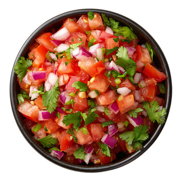 Fresh Pico de Gallo in a Bowl for Culinary Use