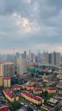 Stunning Top Virew During Day And Evening From Mercure Kuala Lumpur Trion,Malaysia
