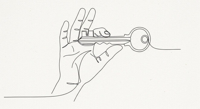 Hand Holding a Trumpet Closeup.