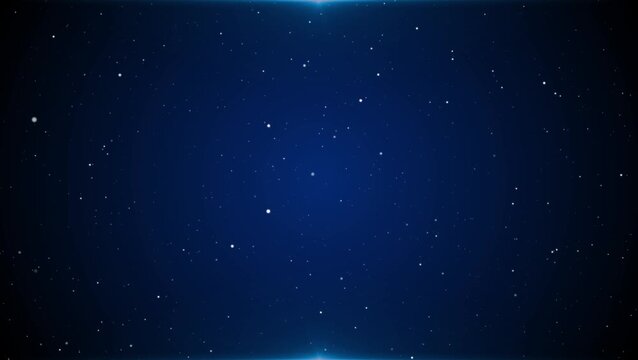 Night Sky with Stars and Galaxy.