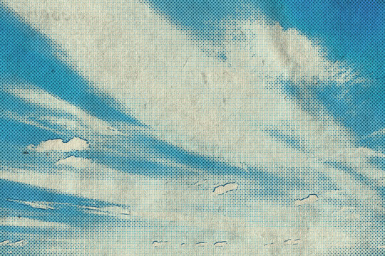 retro sky pattern