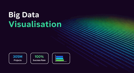 Fototapeta premium Advanced Data Visualization and Analytics Dashboard for Strategic Business Insights and Performance