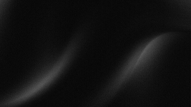abstract black background with subtle light curves that cut through the darkness and grain film noise textured that has a rough yet artistic and premium feel