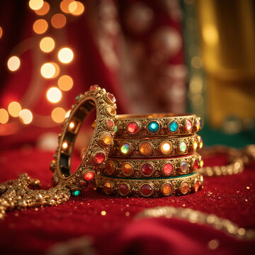 Designer Bangles for ladies for a party