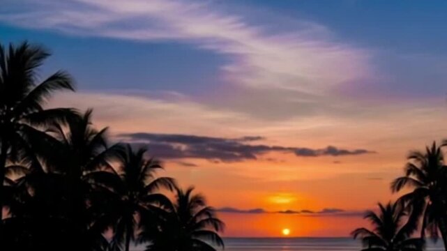 sunset over the sea Video 1 9 mp4 video file