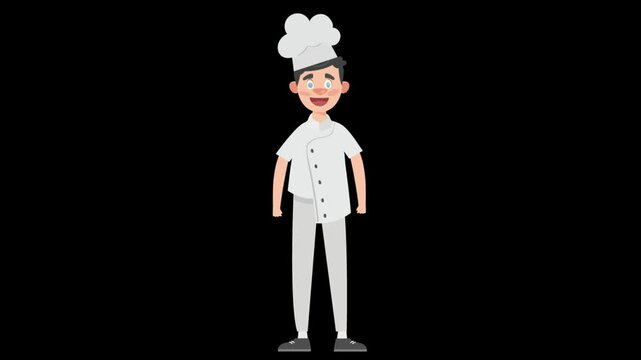 Chef Concept Animation - Transparency