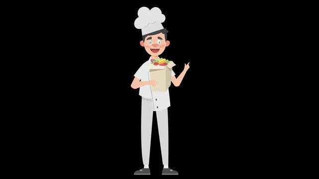 Chef Concept Animation - Transparency