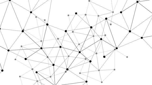 Vector Intricate network illustrates complex interconnections and data streams symbolize technological advancement , digital world interconnected and innovation visualized