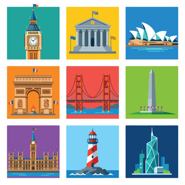 Famous landmarks of the world 1.