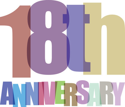 18th Anniversary Celebration Text