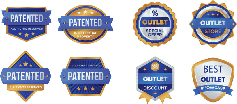 Patented & Outlet Showcase Badges
