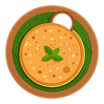 Soft, golden serabi pancakes with creamy centers, topped with coconut and palm sugar, served warm on a rustic plate, highlighting a traditional Indonesian street snack