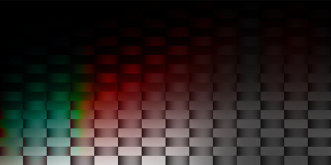 Obraz premium White, black and red ribbed abstract background with glass effect, corrugated iridescent color gradient. Vector illustration