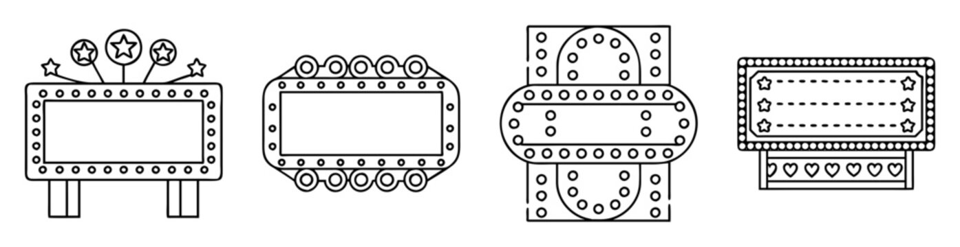 Four different light box designs, each with its own unique features