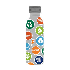 Fototapeta premium Eco Friendly Water Bottle.