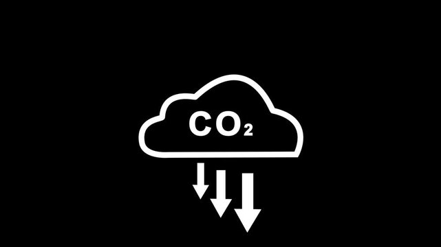 Simple white cloud icon with a letter c inside on a black background