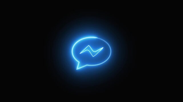 Glowing blue thought bubble with a checkmark symbol in dark space