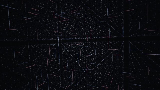 Microscopic silicon lattice executes hyper-velocity data pulses. This processor visualization maps exact deterministic system traffic. Ideal for semiconductor and electronics brand content.