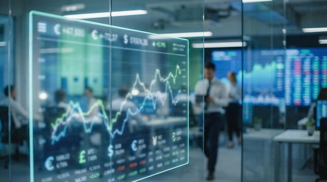 Financial Data Analysis on Glass Screen Business Office

