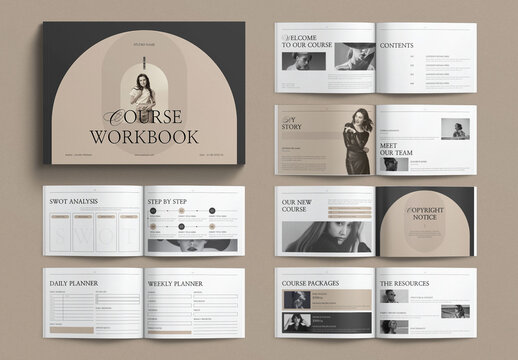 Course Workbook Template Landscape